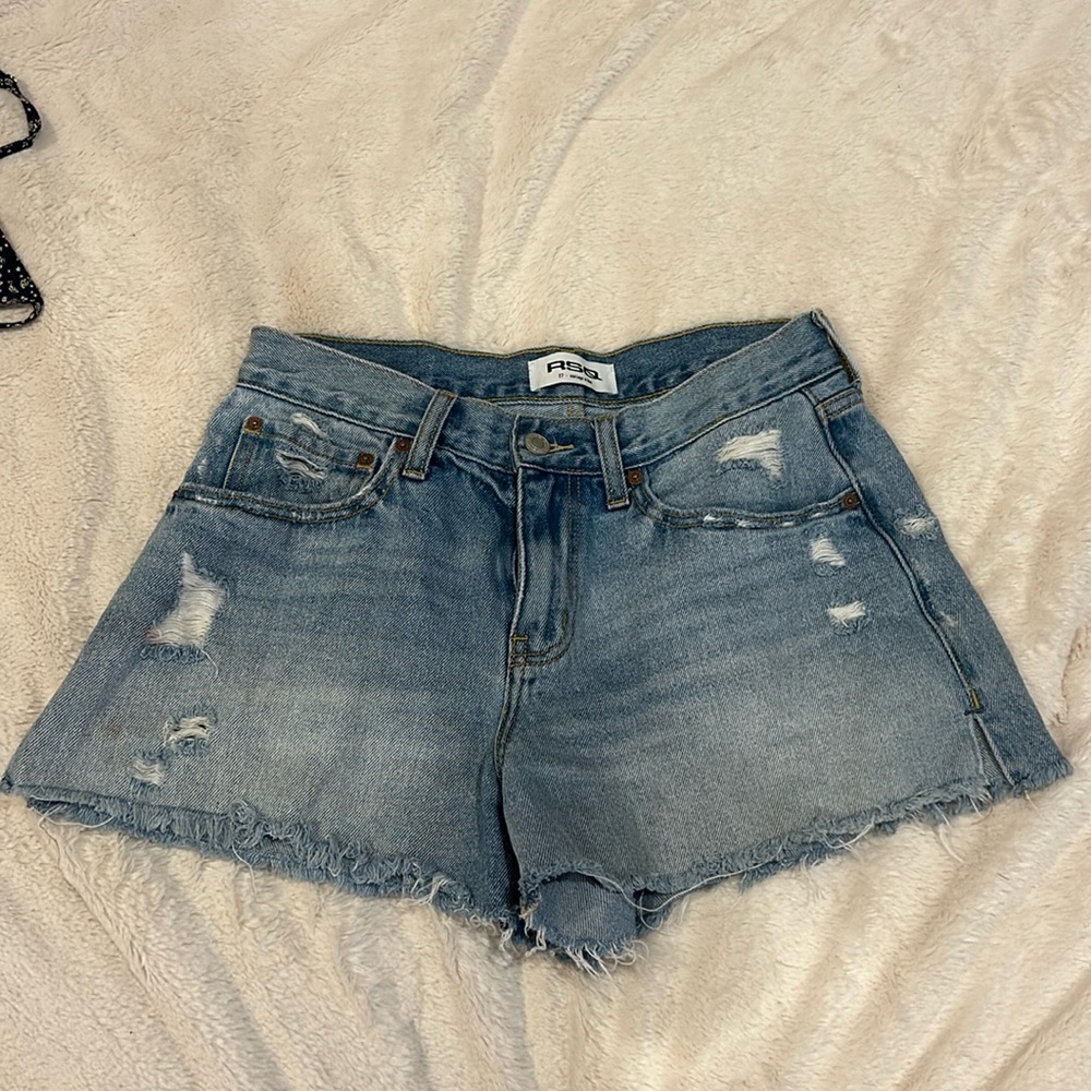 Vintage a-line jean shorts